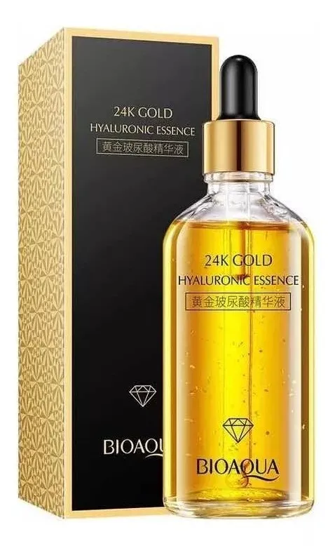 Suero Ácido Hialurónico Antiedad 24K Gold Bioaqua 100ml